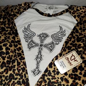 Cowgirl hardware quarter sleeve shirt